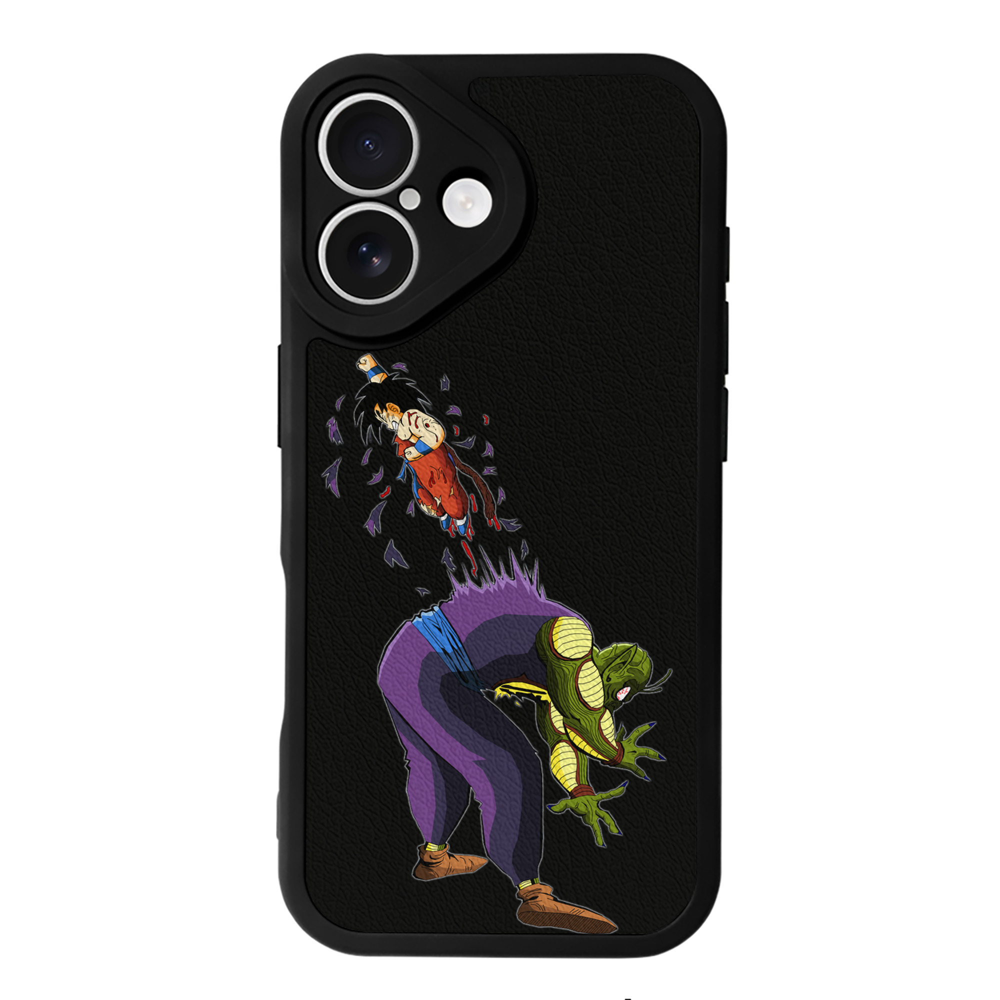 （画像用） ドラゴンボール DRAGON BALL 【iPhone 16シリーズ対応】シリコンスマホケース（レザー調） 材質：シリコン